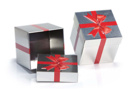 Embalagem de metal quadrada - Gift Box - 57800-HB